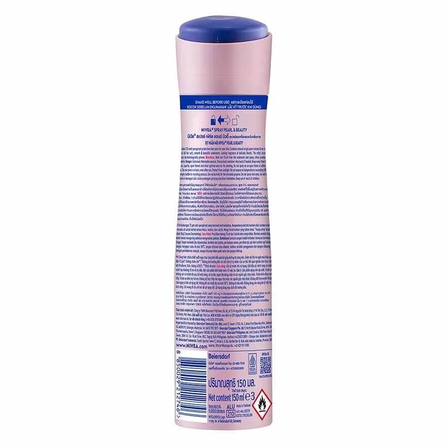 Deodorant Pearl Beauty Spray 150ml