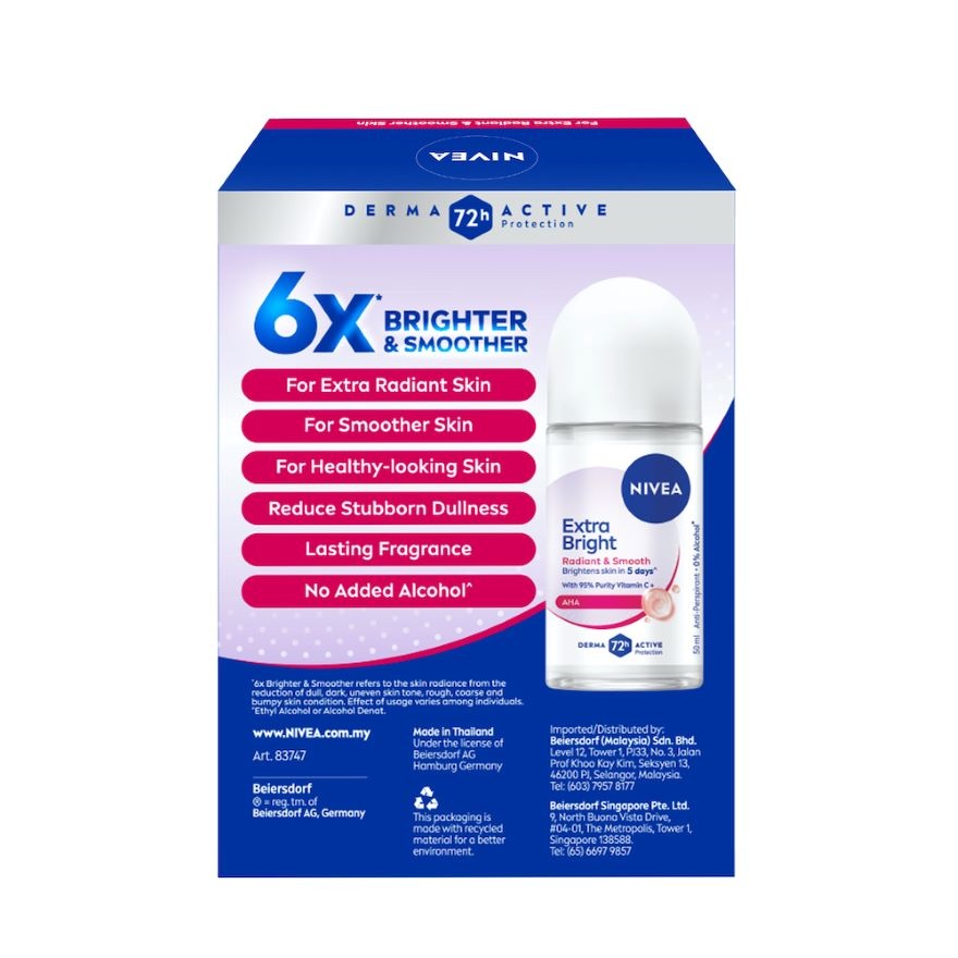 Deodorant Radiant & Smooth Roll On TWP 2x50ml image