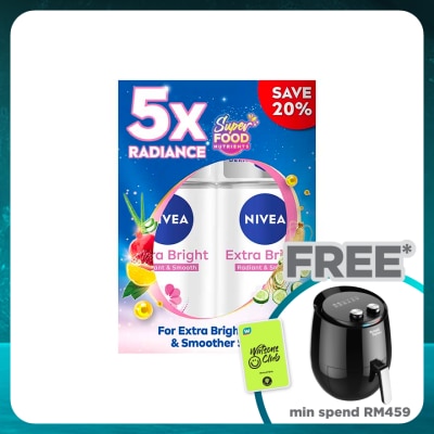 NIVEA Deodorant  Extra Brightening Roll On TWP 2x50ml