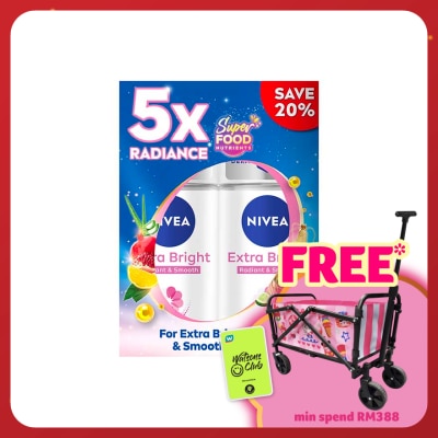 NIVEA Deodorant  Extra Brightening Roll On TWP 2x50ml