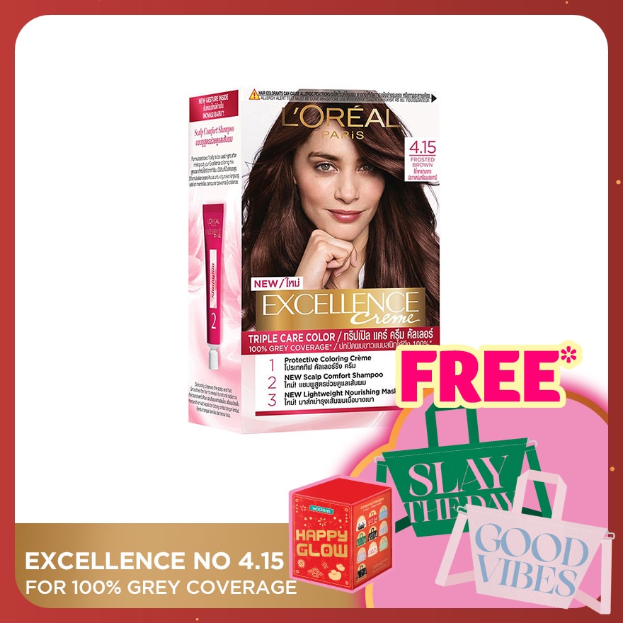 EXCELLENCE L'Oreal Excellence Creame Frosted Brown 4.15