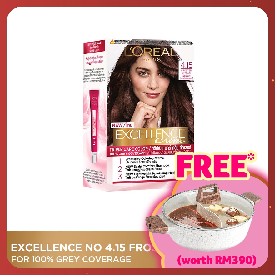 EXCELLENCE L'Oreal Excellence Creame Frosted Brown 4.15