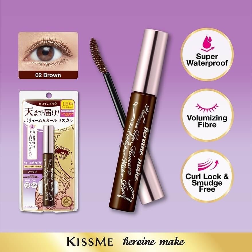 Heroine Make Volume UP Mascara Super Waterproof 02