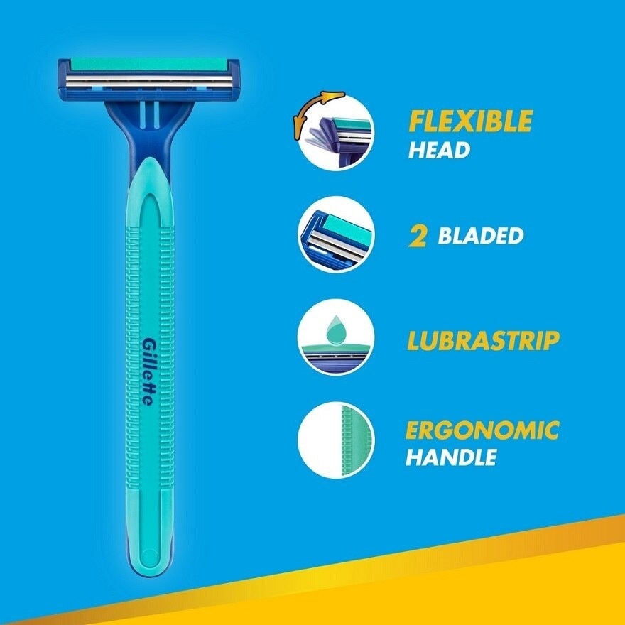 BlueII Plus Pivot Disposable Razor 5's