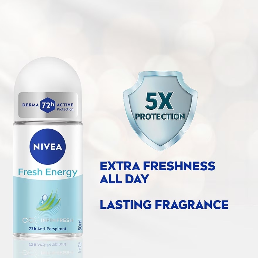 Deodorant Energy Fresh Roll On Twin Pack 2x50ml