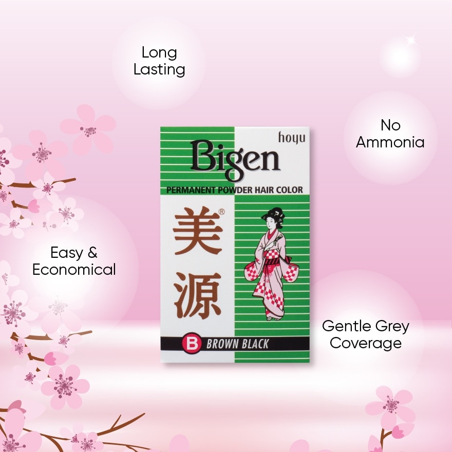 Bigen Powder Hair Dye Broen Black B
