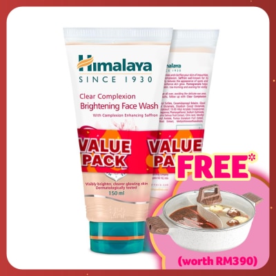 HIMALAYA  Clear Complexion Whitening Face Wash 150ml X2