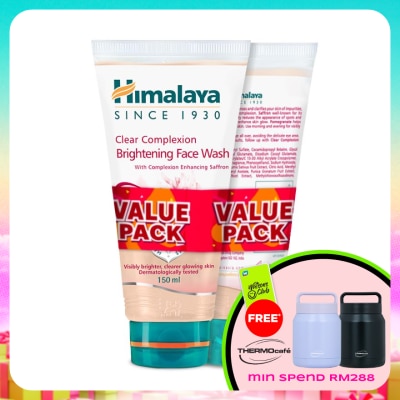 HIMALAYA -  Clear Complexion Whitening Face Wash 150ml X2