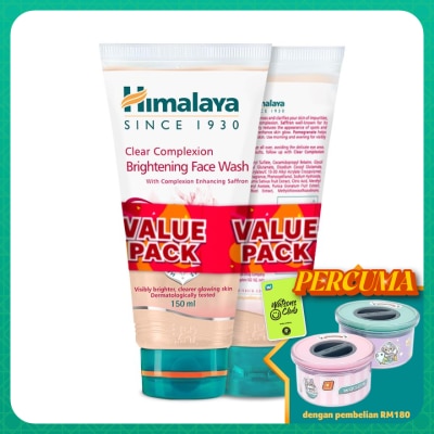 HIMALAYA  Clear Complexion Whitening Face Wash 150ml X2