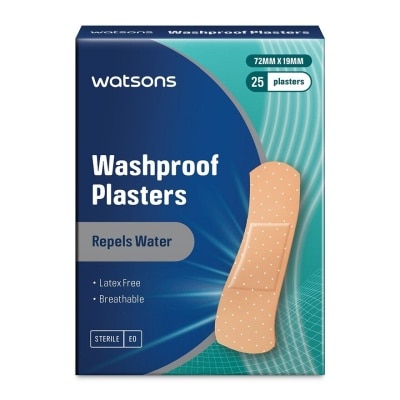 WATSONS Washproof Breathable Plasters 25's