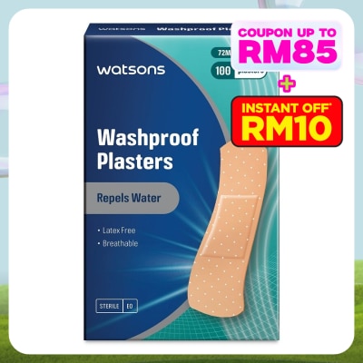 WATSONS Washproof Breathable Plasters 100's