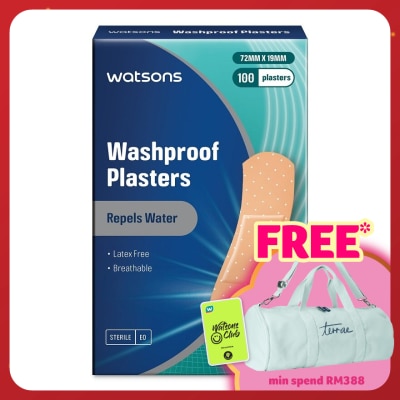 WATSONS Washproof Breathable Plasters 100's