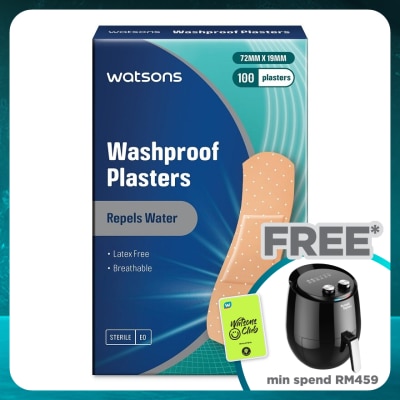 WATSONS Washproof Breathable Plasters 100's