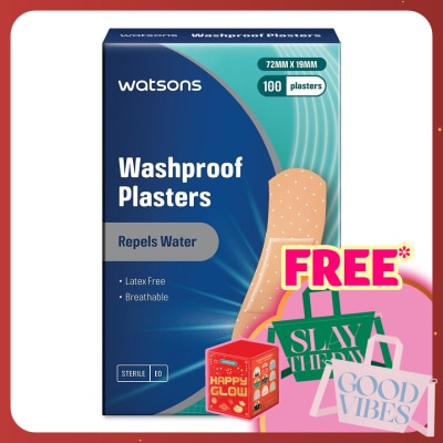 WATSONS Washproof Breathable Plasters 100's