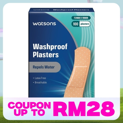 WATSONS Washproof Breathable Plasters 100's