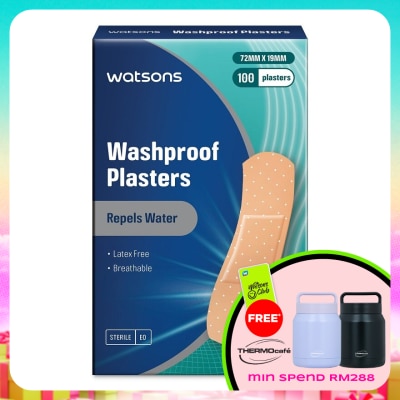 WATSONS - Washproof Breathable Plasters 100's