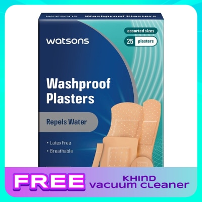 WATSONS Washproof Plaster Assorted 25s
