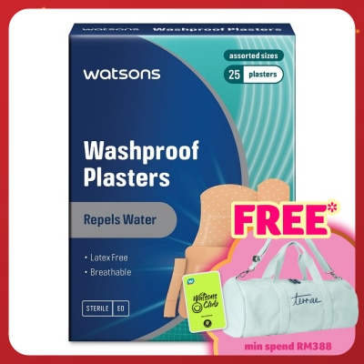 WATSONS Washproof Plaster Assorted 25s