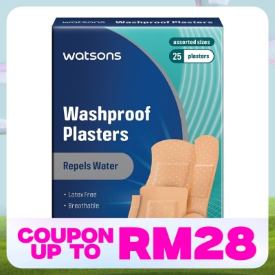 WATSONS Washproof Plaster Assorted 25s