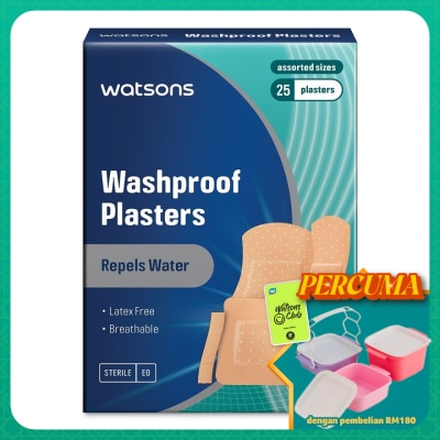 WATSONS - Washproof Plaster Assorted 25s