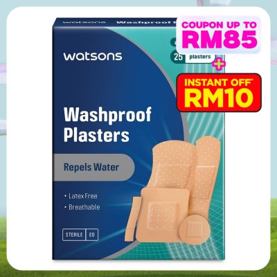 WATSONS Washproof Plaster Assorted 25s