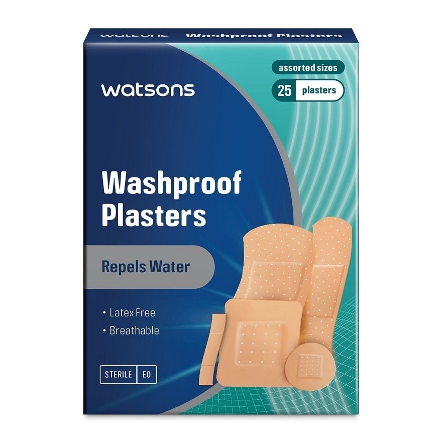 Washproof Plaster Assorted 25s