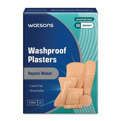 WATSONS Washproof Plaster Assorted 50s