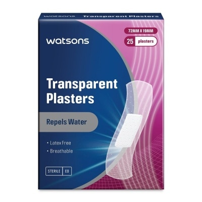 WATSONS Transparent Plasters 25's