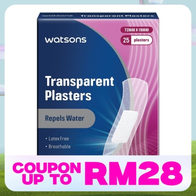 WATSONS Transparent Plasters 25's