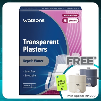 WATSONS Transparent Plaster Assorted 25s