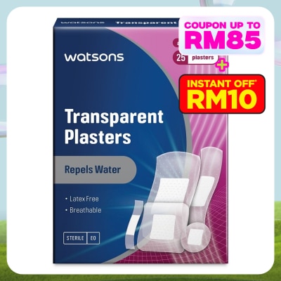 WATSONS Transparent Plaster Assorted 25s