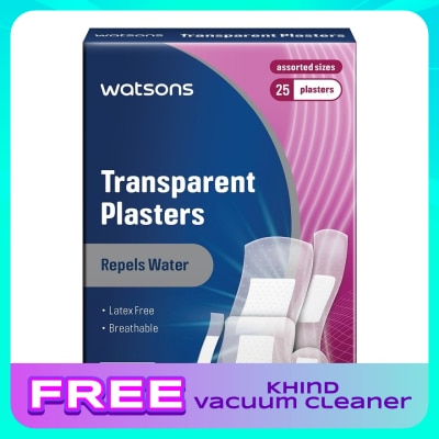 WATSONS Transparent Plaster Assorted 25s