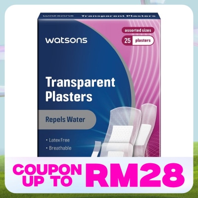 WATSONS Transparent Plaster Assorted 25s