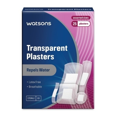 WATSONS Transparent Plaster Assorted 25s