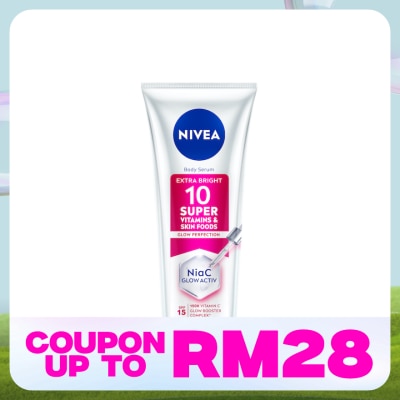 NIVEA Extra Bright 10 Super Vitamins & Skin Foods Serum In Lotion 180ml