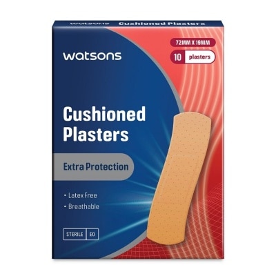 WATSONS Cushioned Extra Protection Plasters 10's