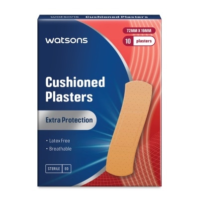 WATSONS Cushioned Extra Protection Plasters 10's
