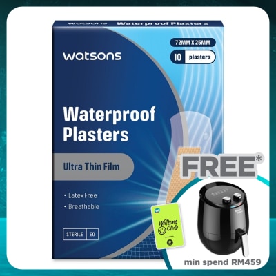 WATSONS Waterproof Ultra Thin Plasters 10's