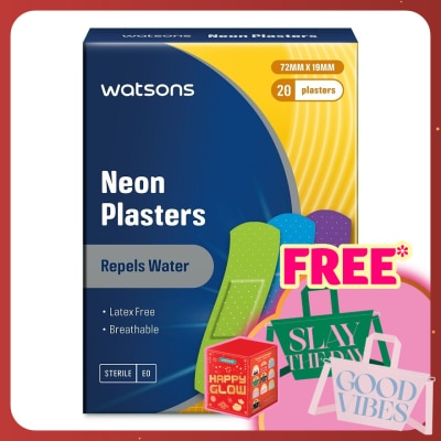 WATSONS Neon Latex Free Plasters 20's