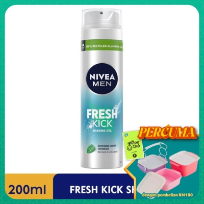 NIVEA FOR MEN - Cool Kick Shaving Gel 200ml