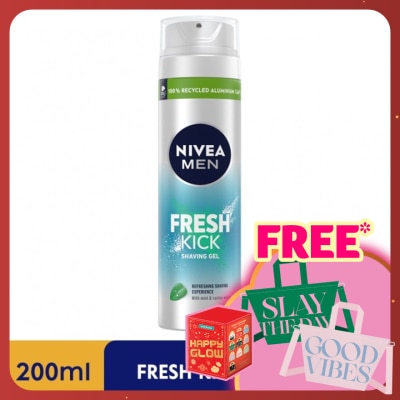 NIVEA FOR MEN Cool Kick Shaving Gel 200ml