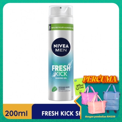 NIVEA FOR MEN - Cool Kick Shaving Gel 200ml