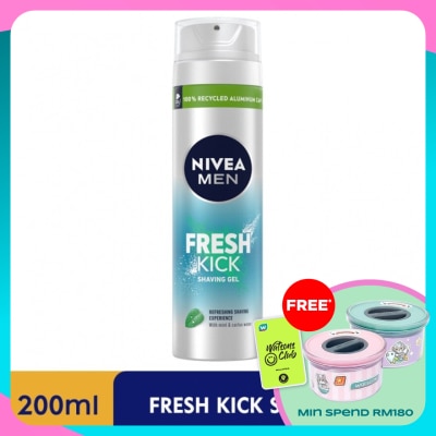 NIVEA FOR MEN Cool Kick Shaving Gel 200ml