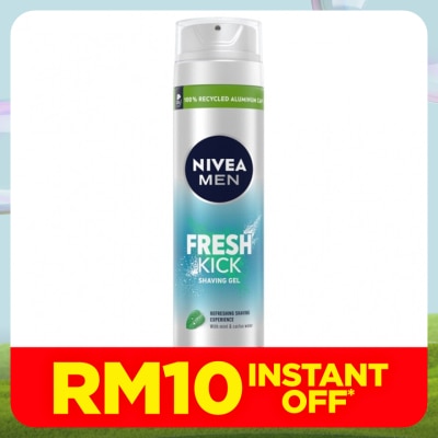 NIVEA FOR MEN Cool Kick Shaving Gel 200ml
