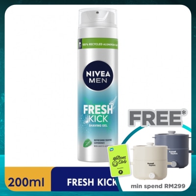 NIVEA FOR MEN Cool Kick Shaving Gel 200ml