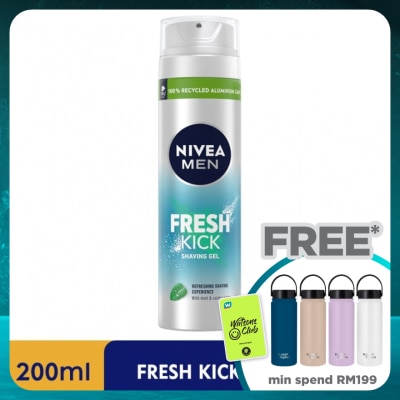 NIVEA FOR MEN Cool Kick Shaving Gel 200ml