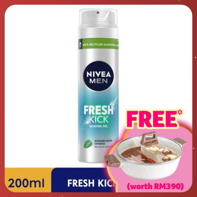 NIVEA FOR MEN Cool Kick Shaving Gel 200ml