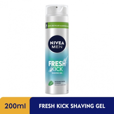 NIVEA FOR MEN Cool Kick Shaving Gel 200ml image