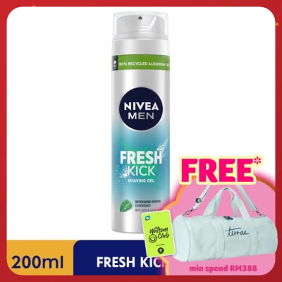 NIVEA FOR MEN Cool Kick Shaving Gel 200ml