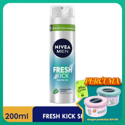 NIVEA FOR MEN Cool Kick Shaving Gel 200ml